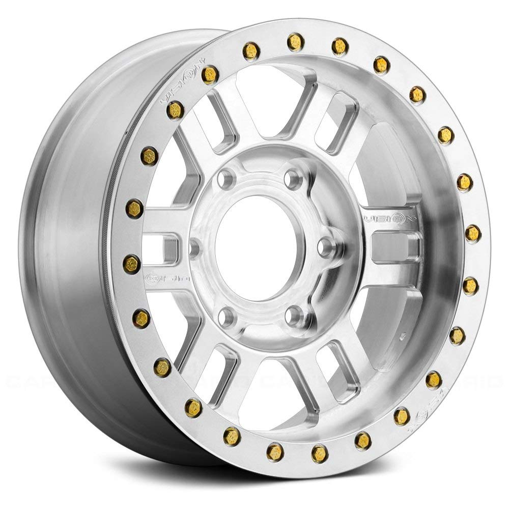 MANX 398 Vision FORGED BEADLOCK Custom Wheel - 17x9.5, 26 Offset, 5x139.7 Bolt Pattern, 108mm Hub - Machined Rim