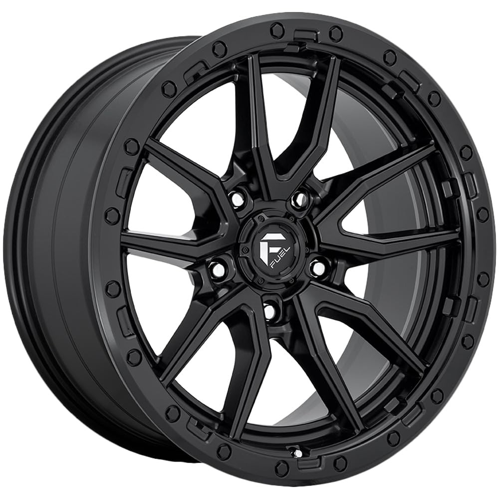 D679 REBEL FUEL OFF-ROAD 17X9, 5X5.0, 5.04, 1mm MATTE BLACK - D67917907550
