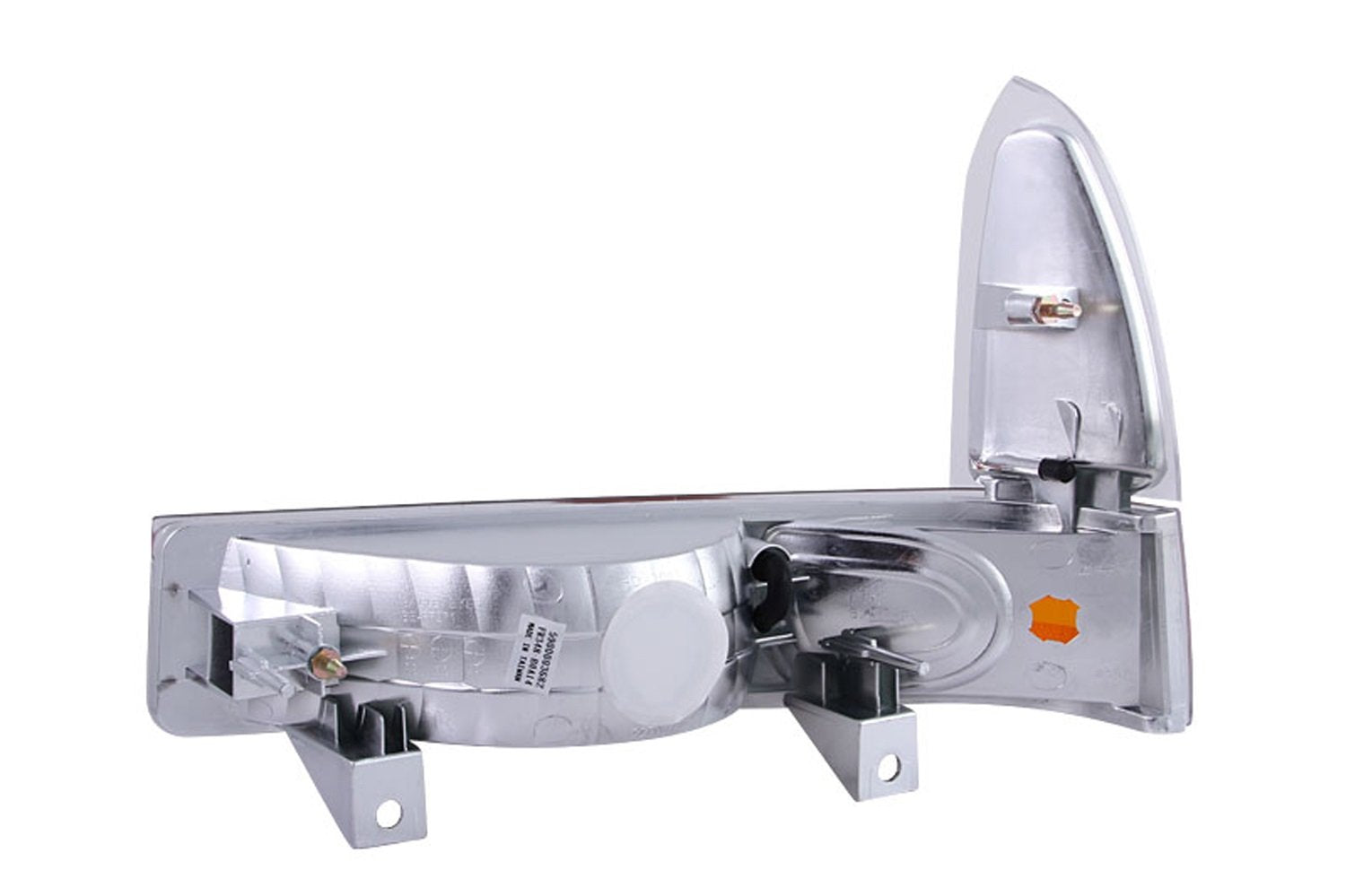 Ford Super Duty Anzo USA 511039 Chrome Euro with Amber Reflector Parking Light Assembly - (Sold in Pairs)