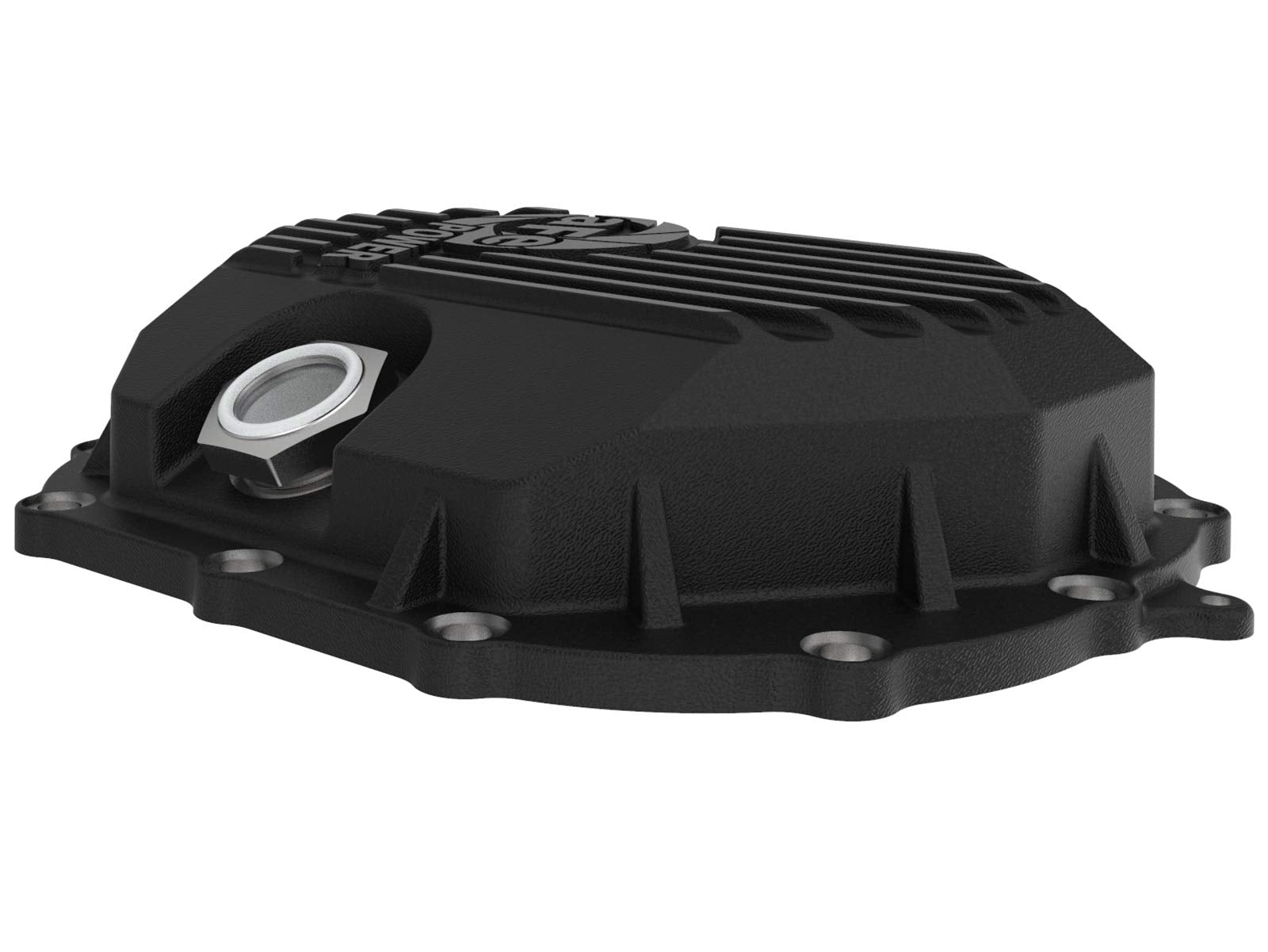 aFe POWER Front Differential Cover Pro Series Black w/Machined Fins - #46-71050B - GM 2500/3500 11-20 V8-6.0L/6.6L (AAM 9.25)