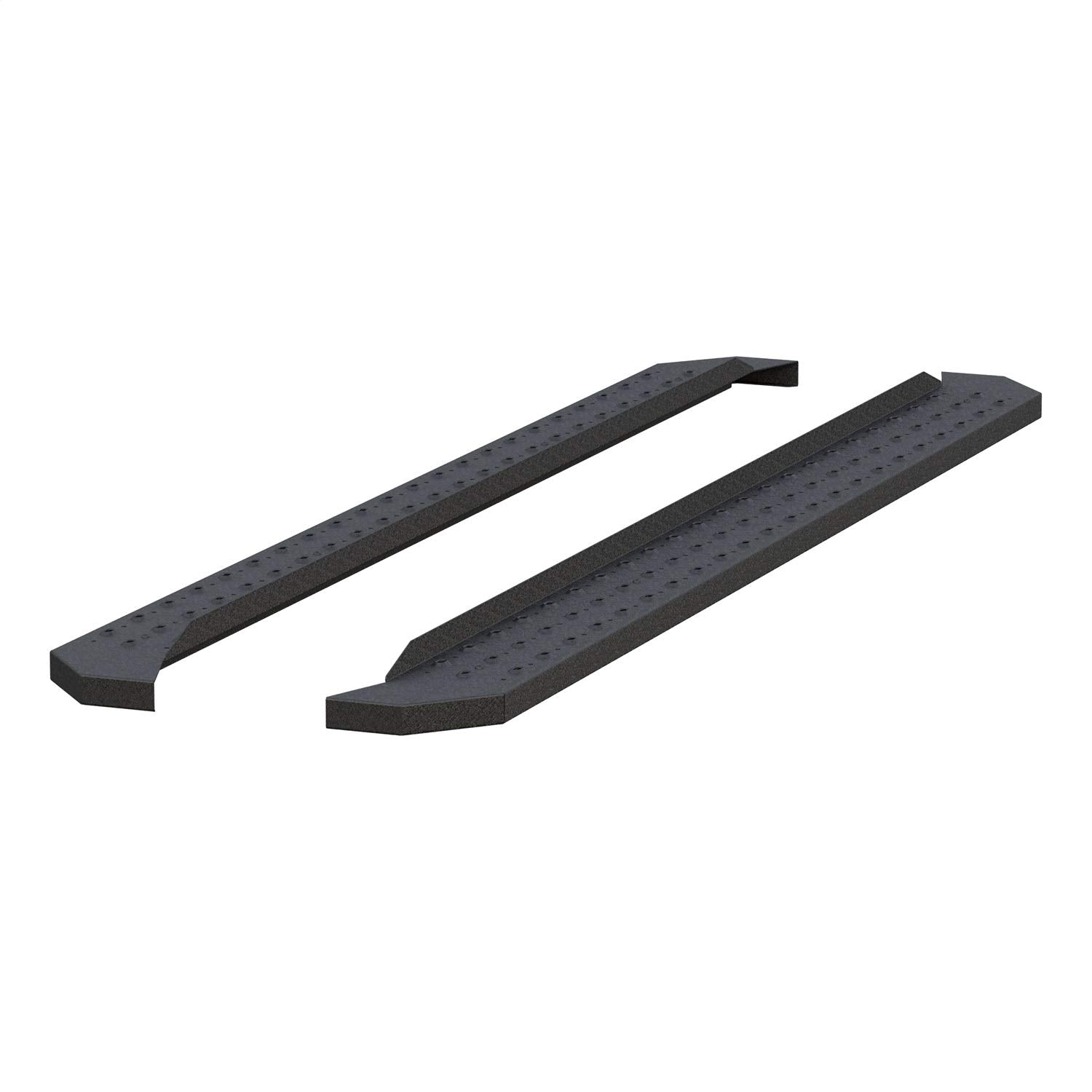 RidgeStep Commercial Aries C2891 Running Boards 6.5 in. 91 in. Length VersaTrac Brackets Sold Separately Textured Black Powder Coat Carbon Steel