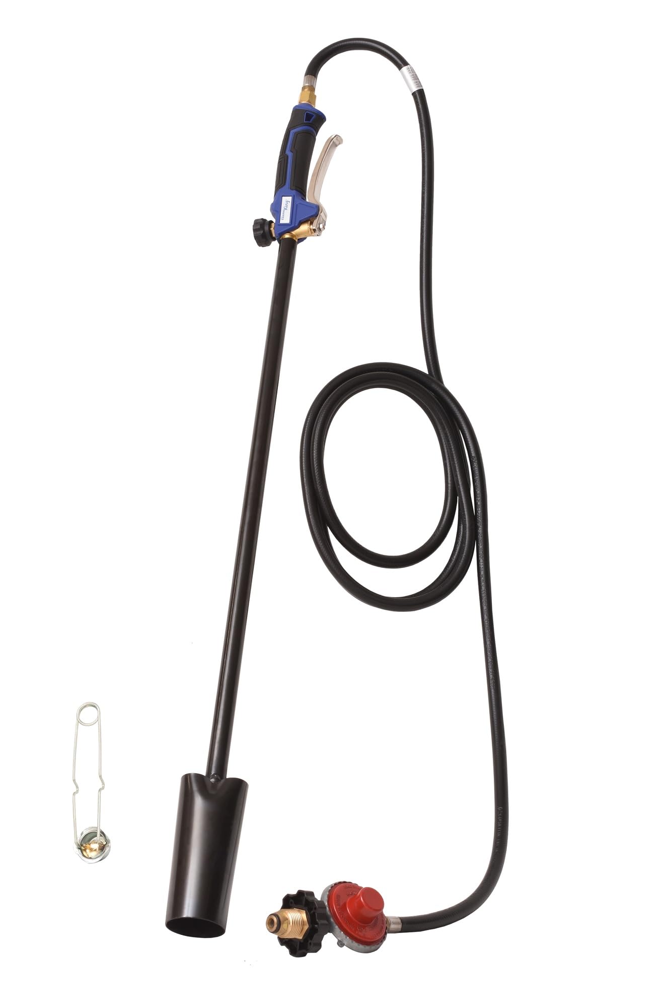 100,000 BTU Flame King Propane Torch Kit Heavy Duty Weed Burner, 10-FT Hose Regulator Assembly, 40 inches Long