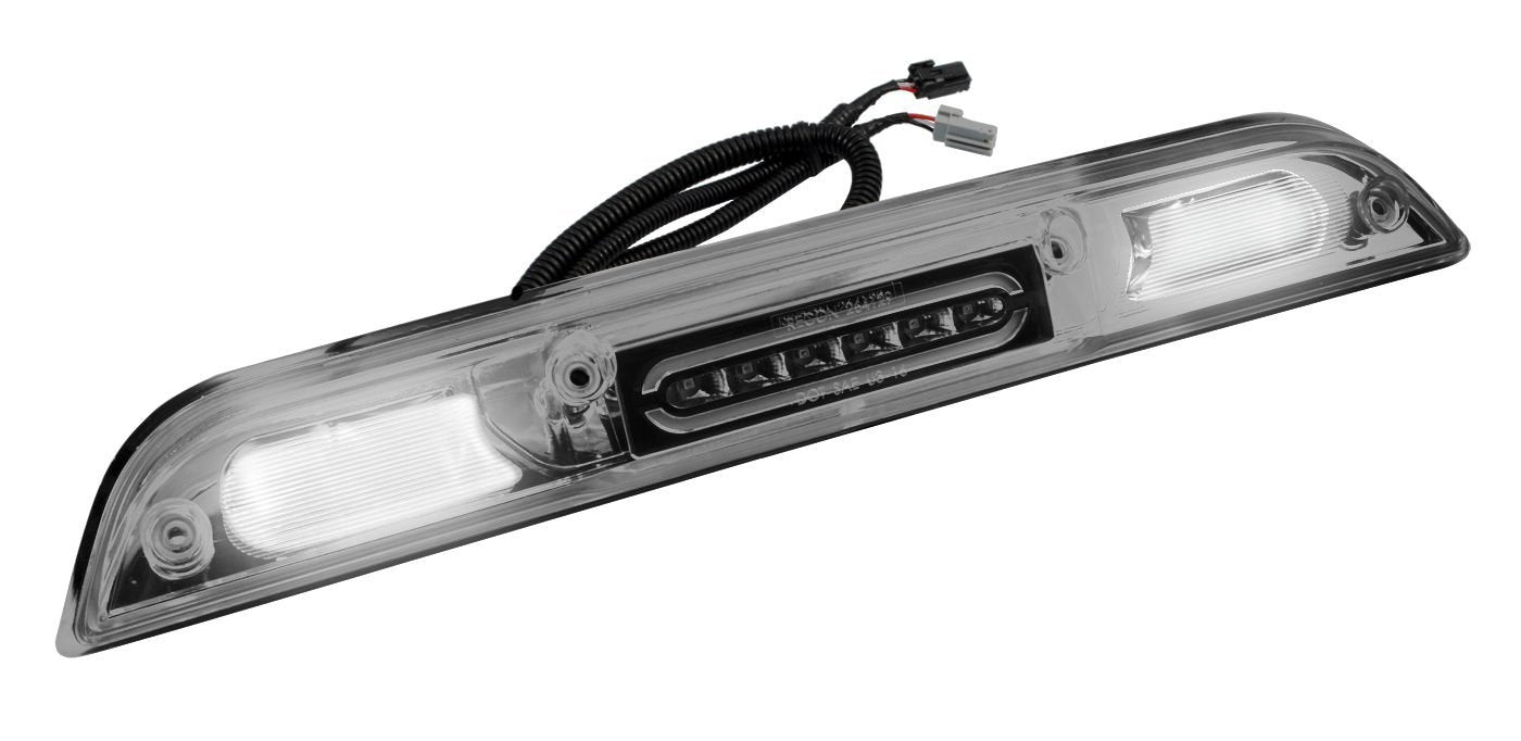 Chrome Fiber Optic Led 3Rd Brake Light RECON ACCESS 264129Cl