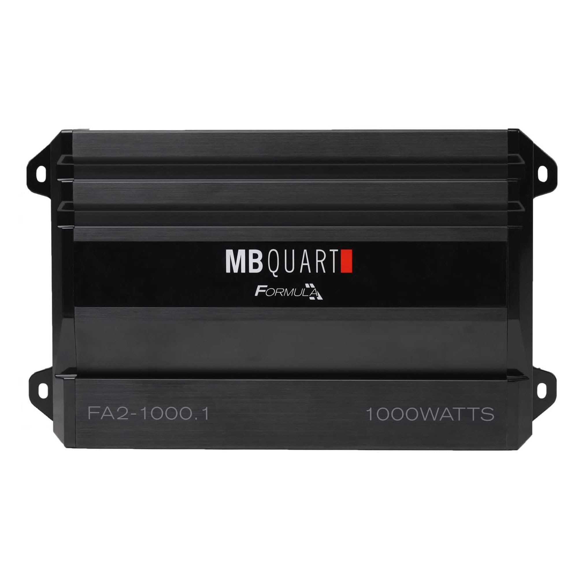 1,000 Watt MB Quart Formula Mono Full Range Class Q1 Car Audio Mobile Amplifier with Bass Remote, FA2-1000.1, Black