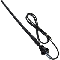 Top Mount Jensen 1181067 AM/FM Rubber Radio Antenna; 90 Degree Adjustable Angle; 10" Rubber Mast with 60" Cable