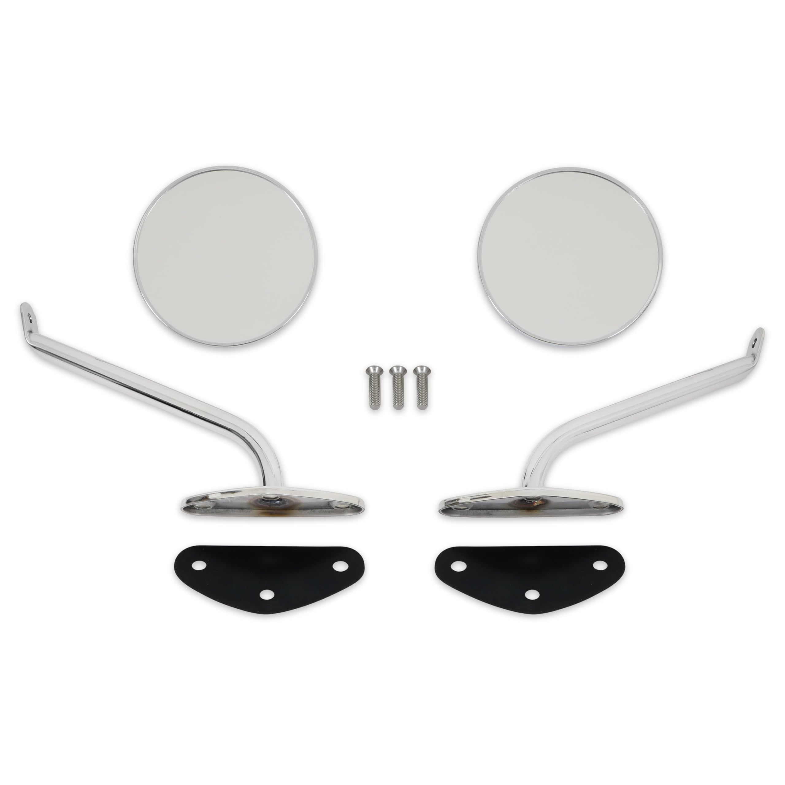 Mirror Set Brothers Trucks COMS4SM - Stainless - Round/Smooth