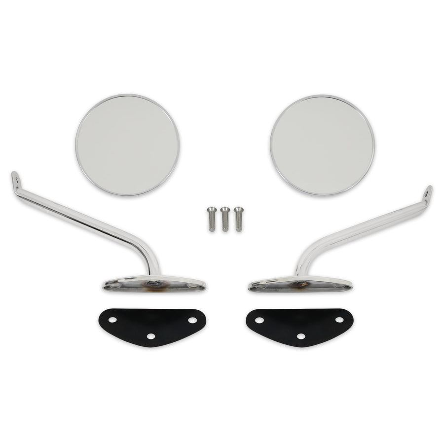 Mirror Set Brothers Trucks COMS4SM - Stainless - Round/Smooth