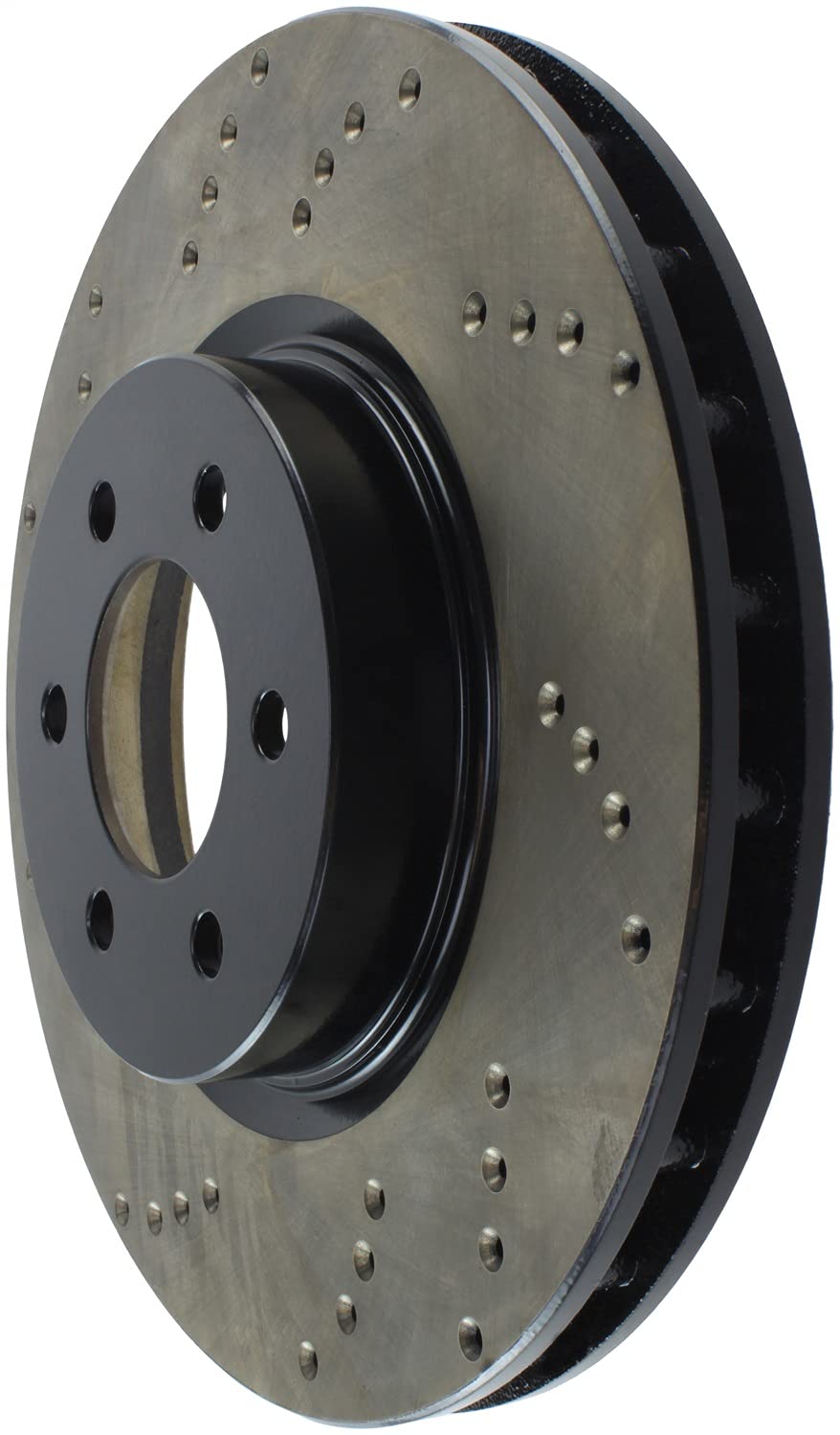 StopTech Sport 128.63036R Cross Drilled Brake Rotor; Front Right