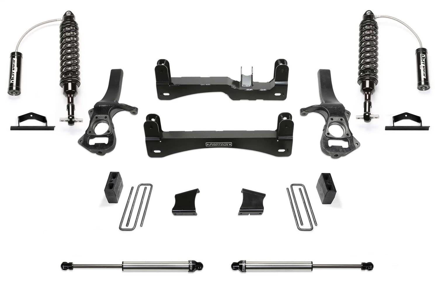 K1198DL Fabtech - Performance Lift System w/Shocks Fits Compatible with/Replacement for Sierra 1500 Silverado 1500