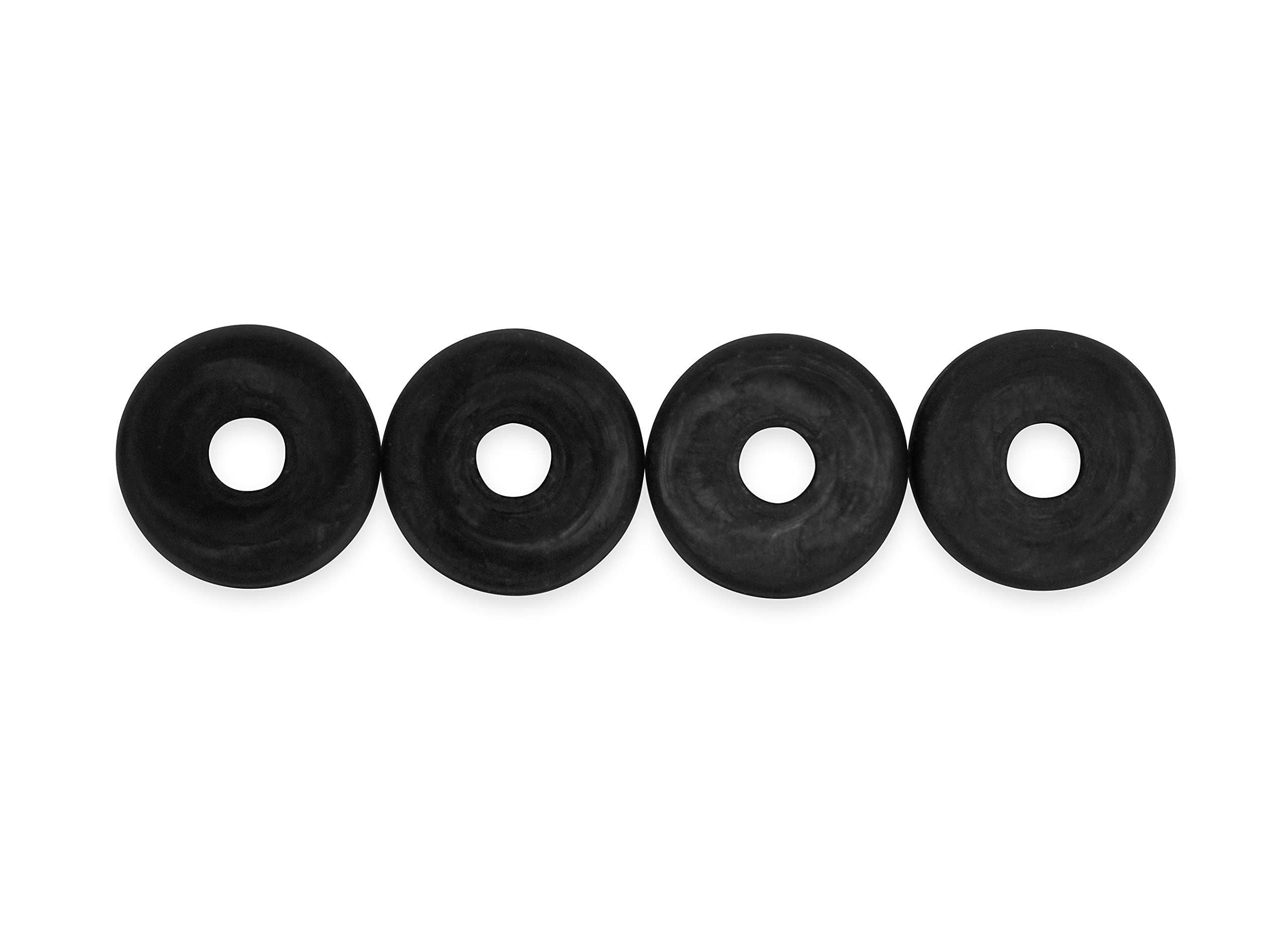 Magic Chef Camco RV Stove Grommet - Protects Your RV and Camper Kitchen Stovetop from Scratches Caused by Stove Grates | Sized for Magic Chef Stove Grates - 4 Pack (43614), Black
