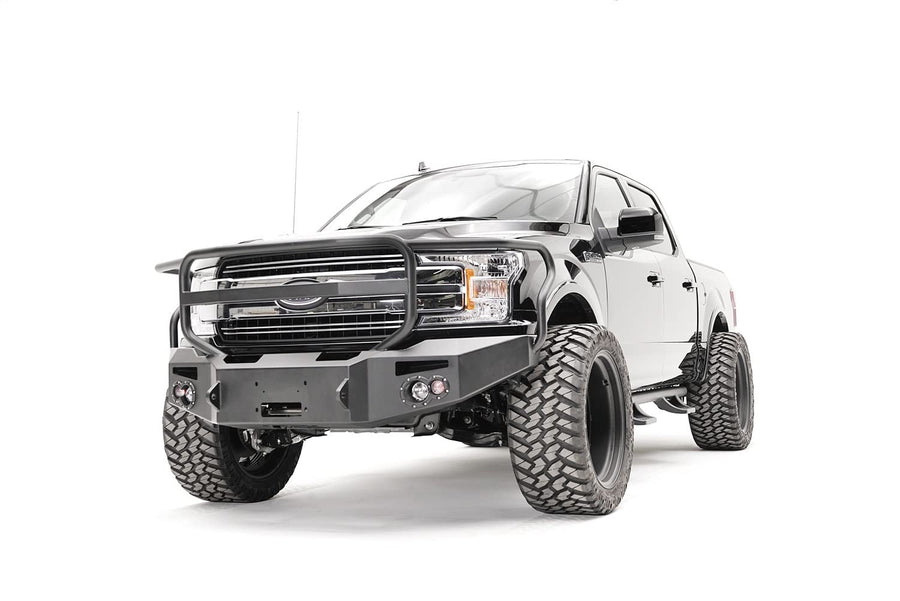 F150 18-C Winch Bumper with Full Grill Guard Bare
