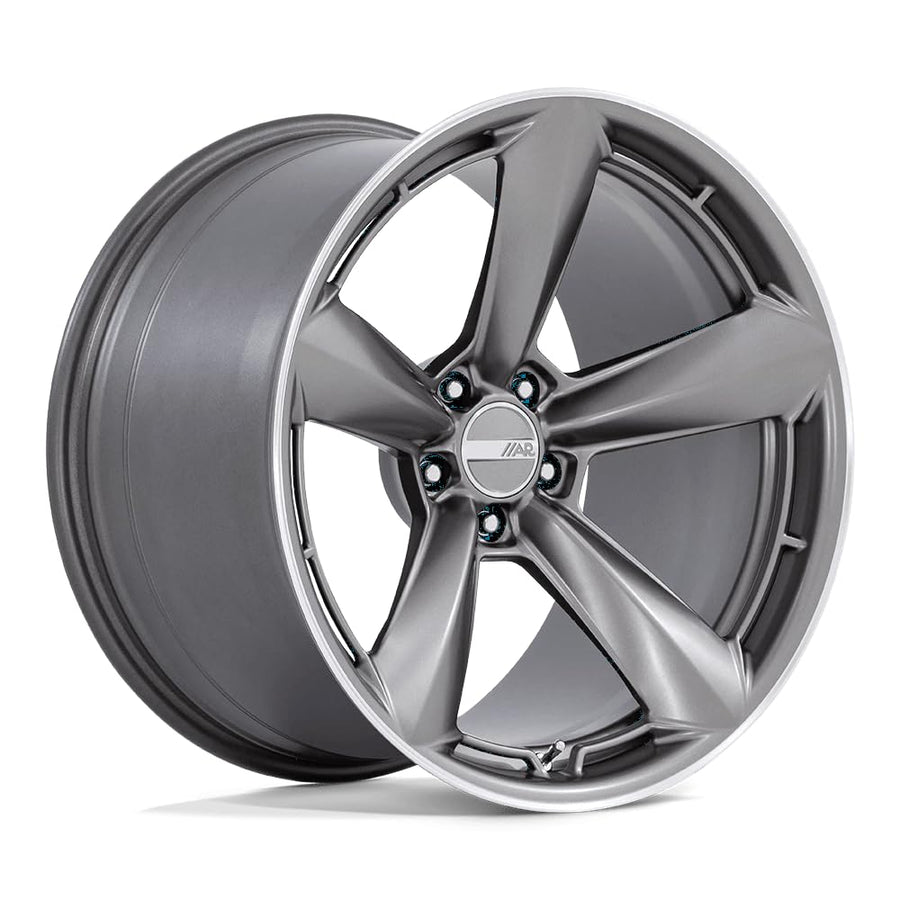 TTF American Racing 20X11 5X4.5 7.97 50mm MATTE ANTHRACITE WITH MACHINED LIP - AR946AD20111250