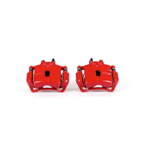 Power Stop Pair of High-Temp Red Powder Coated Front Calipers for Buick Regal 2016, Chevrolet Camaro 2010-2015, Chevrolet Caprice 2011-2017, Saab 9-5 2011 [Model Specific]