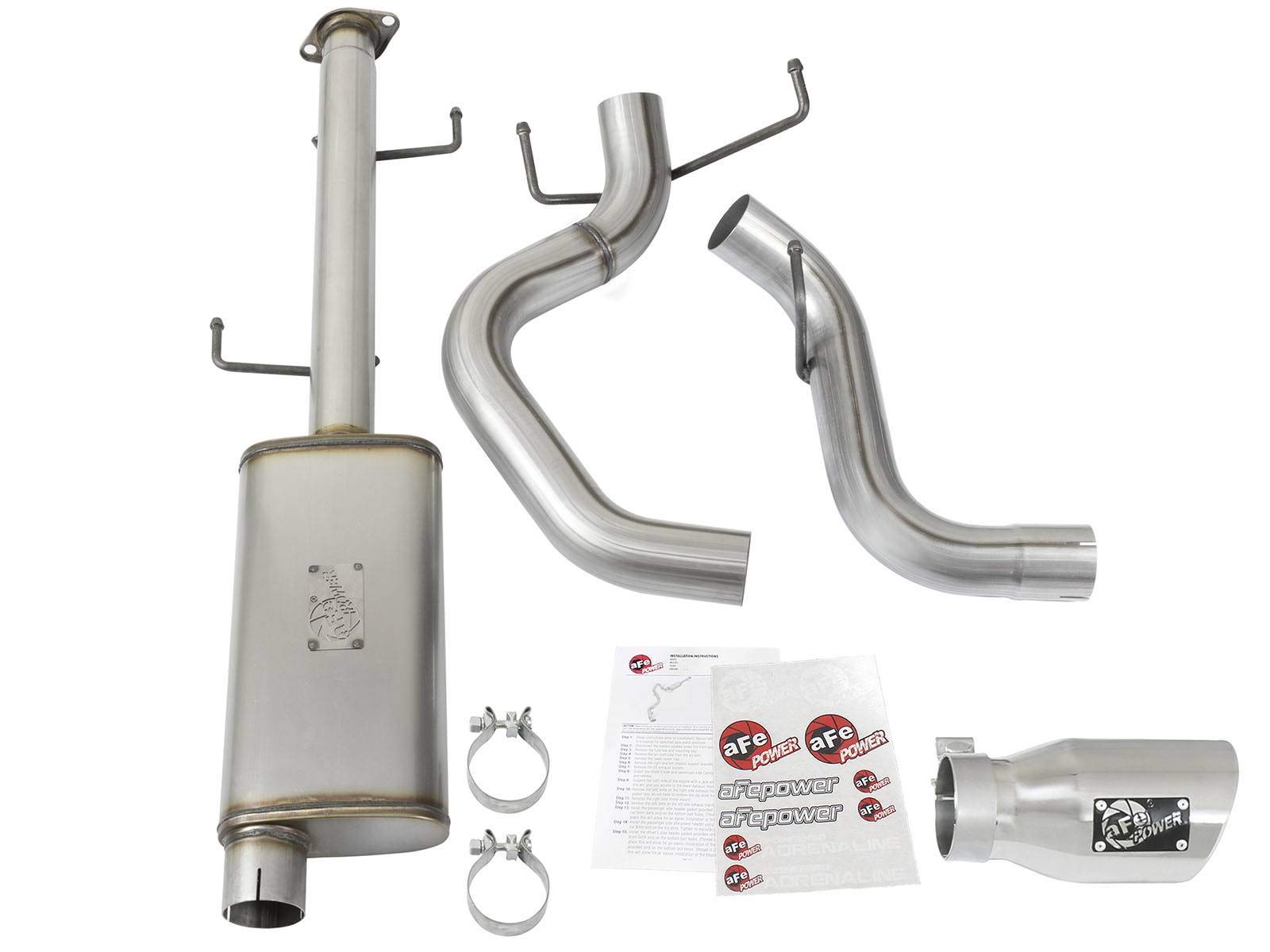 MACH Force-Xp Performance Exhaust System aFe Power (for Toyota cat-Back, 3", Stainless)