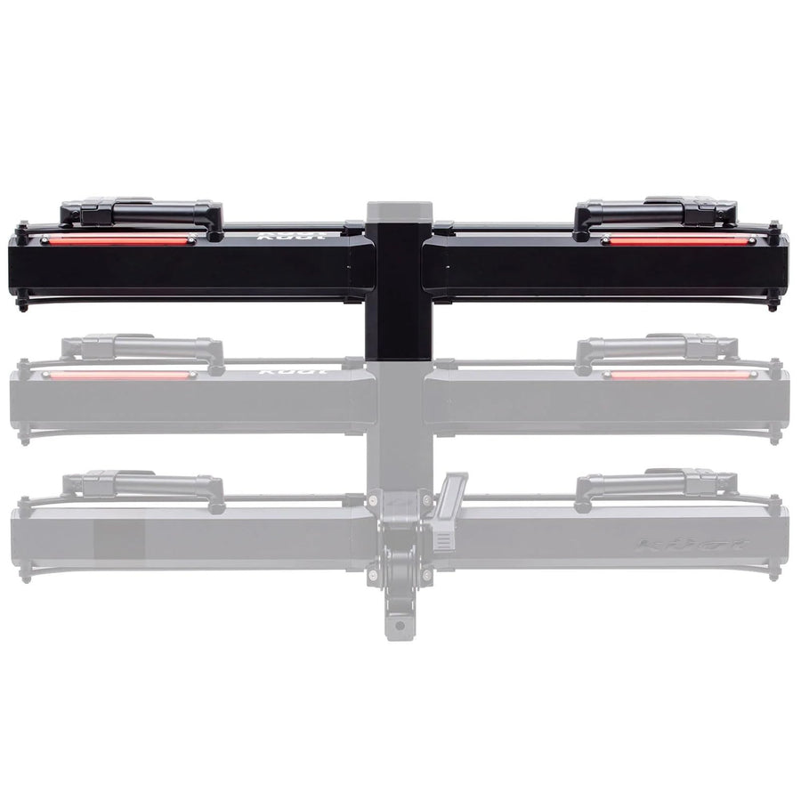 Piston Pro X KUAT 1-Bike Add-On - Rugged Durable Kashima-Coated Portable No Frame Contact Easy-to-Attach Bicycle Rack Expansion Kit Compatible with 2" Piston Pro X LED Hitch Rack