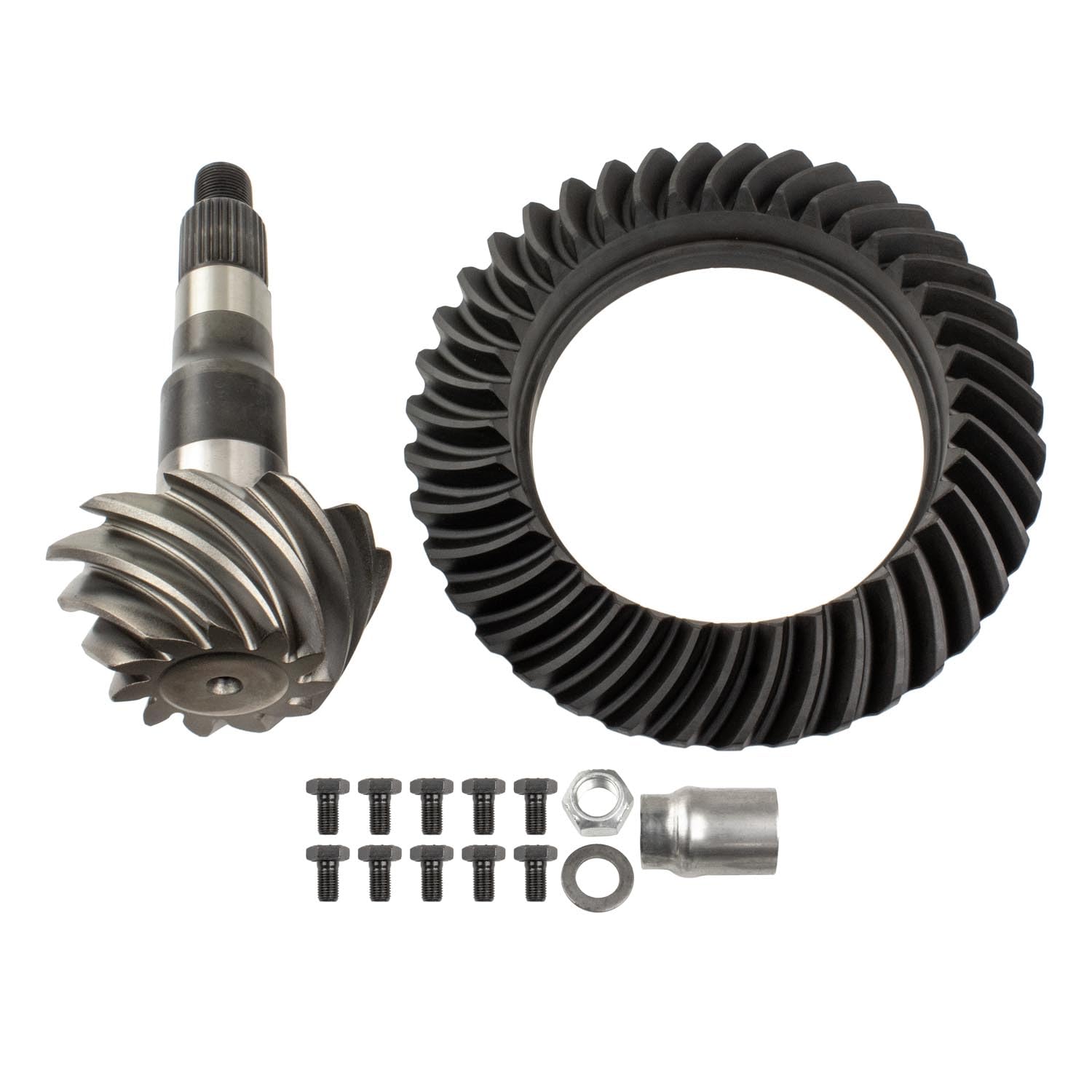 Differential Ring & Pinion, Motive Gear D44-355HD-1, For Dana 44 HD, Gear Ratio: 3.55, 10-Bolt, 29 Spline, 11 Pinion & 39 Ring Tooth - Fits Jeep Grand Cherokee - Replaces 84073-5, D44HD-354-NG.