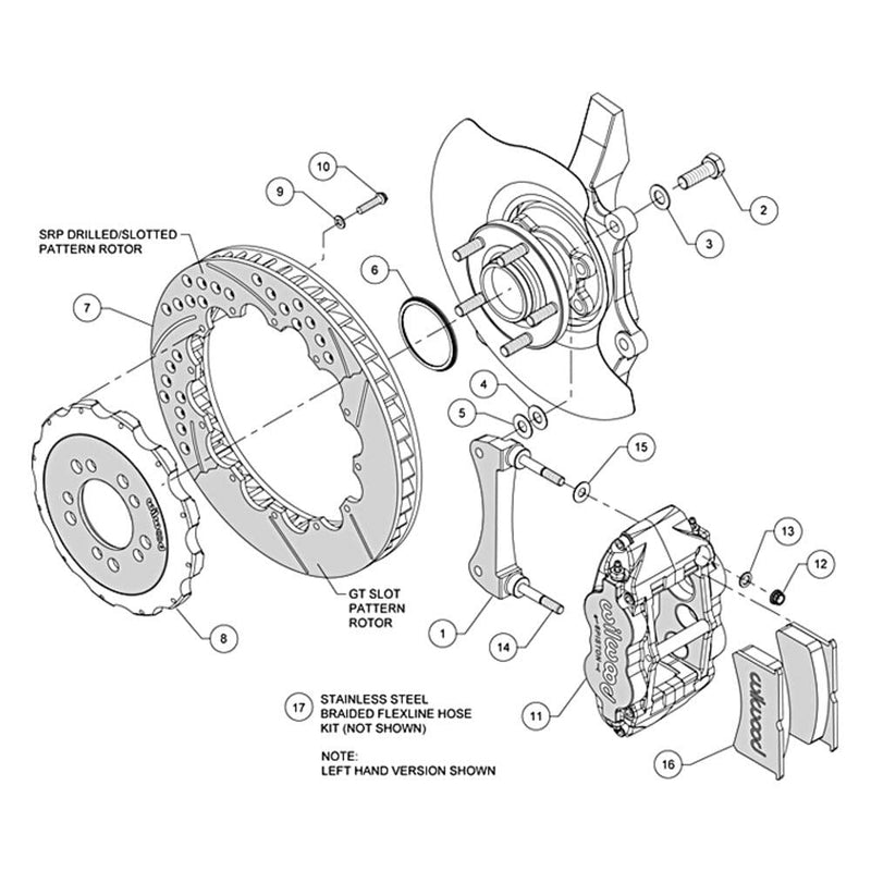 Front Hat Kit FNSL6R,13.06"