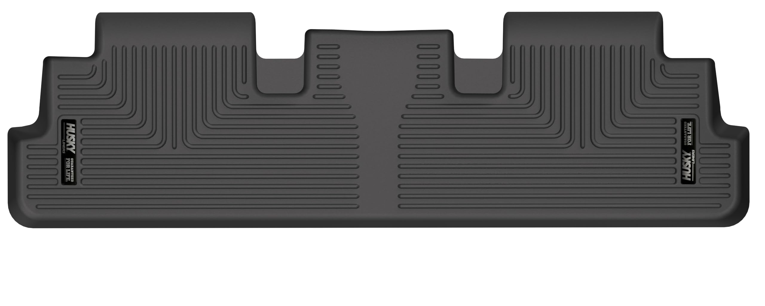 Weatherbeater Husky Liners Floor Mats | Fits 2022-2025 Infiniti QX60; 2022-2025 Nissan Pathfinder | 2nd Row, 1-pc Black - 16991