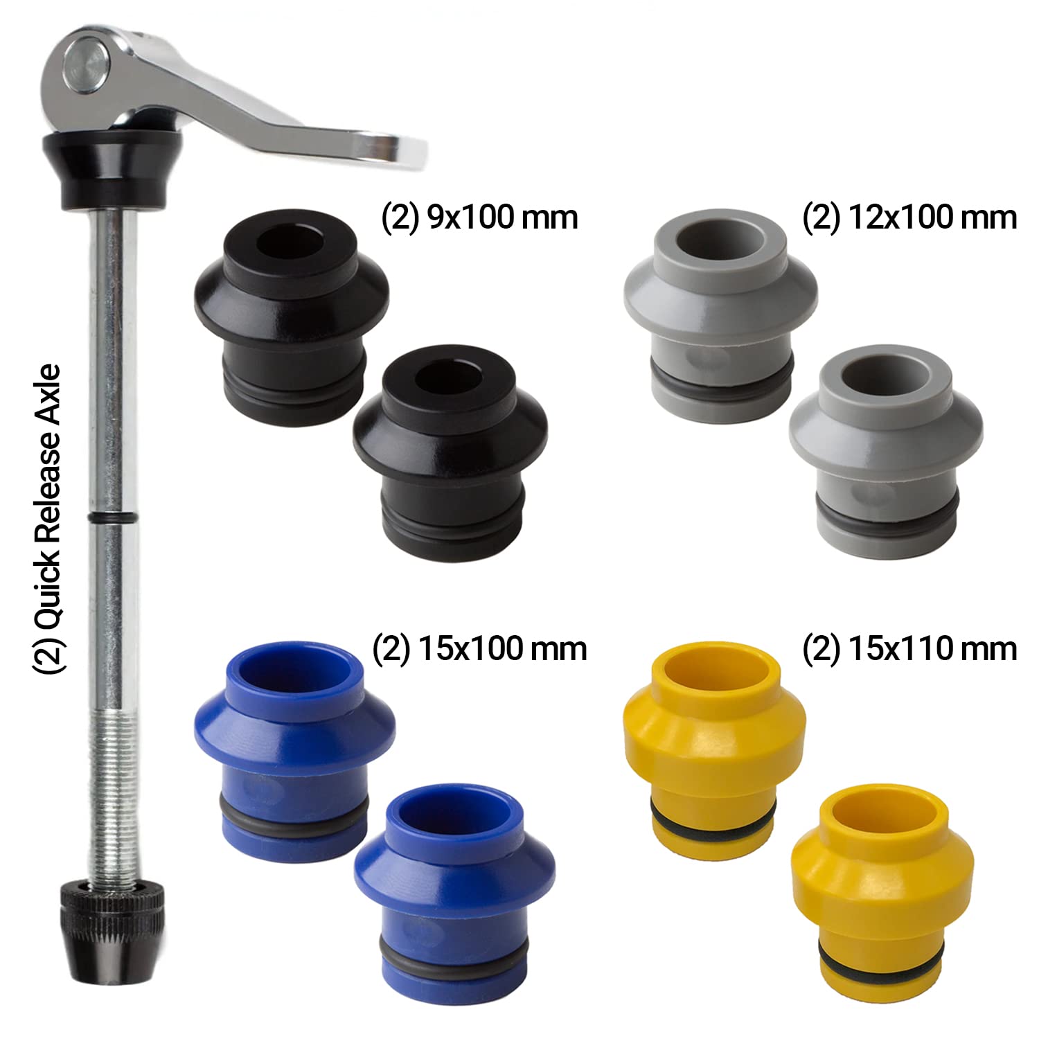 Mini Bomber MAX SeaSucker Bike Rack - Carries 2 Bikes (Includes HUSKE Plugs Compatible with The Most Popular Bike Types)