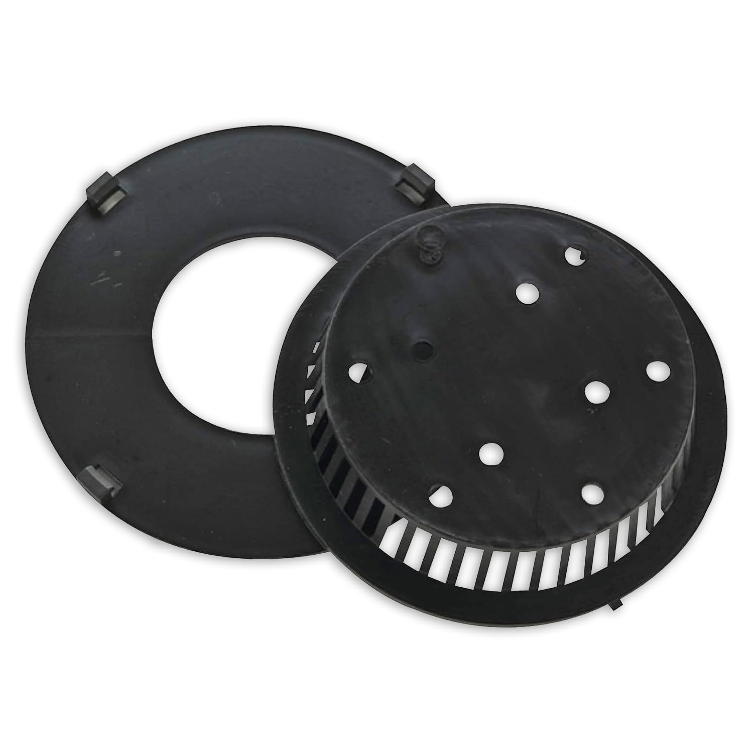 Baitwell Aerator Filter T-H Marine - Black Poly Bait Well Strainer Fits 1-1/2 Inch Thru-Hull to Protect Livewell Pumps from Grass Weeds and Debris