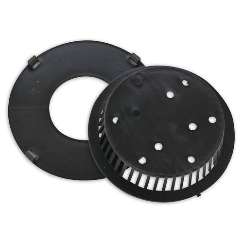 Baitwell Aerator Filter T-H Marine - Black Poly Bait Well Strainer Fits 1-1/2 Inch Thru-Hull to Protect Livewell Pumps from Grass Weeds and Debris