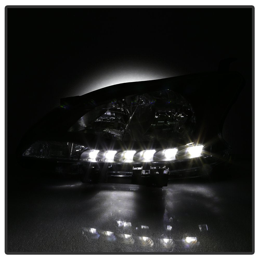 Nissan Sentra 2013-2015 Black OEM Style Headlights xTune