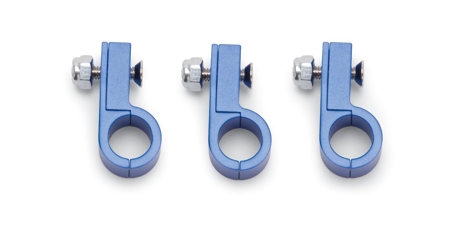 Edelbrock Line Clamp For - 8 Tubing Blue Andodize 654262
