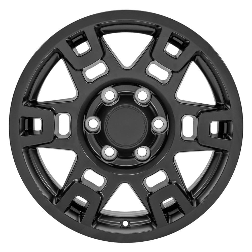 17 Inch OE Wheels Rim Fits 4Runner TRD Style 6x139.7 17x7 Matte Black - Hollander 75167 (1)