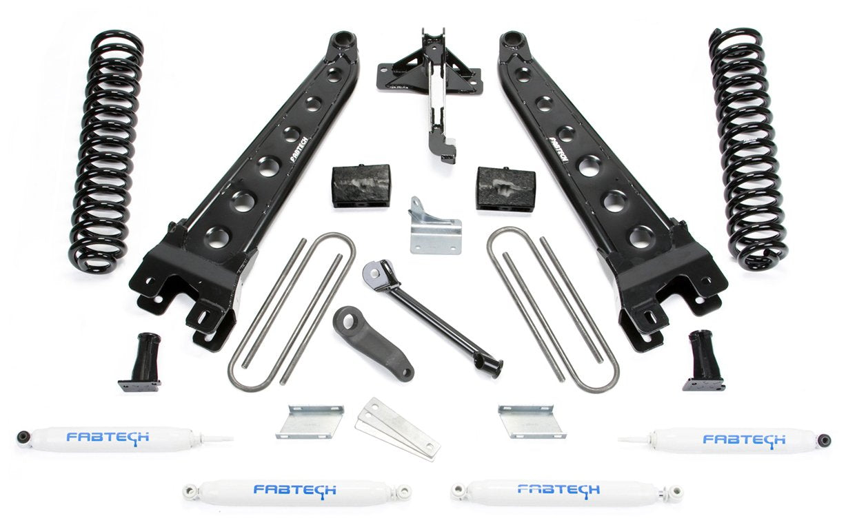 Fabtech Radius Arm Lift System K2119 w/Performance Shocks 6 in. Lift