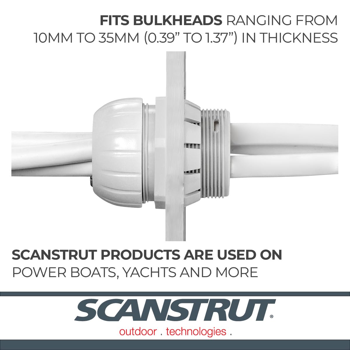 Through Bulkhead Scanstrut TBH-10 Cable Seal