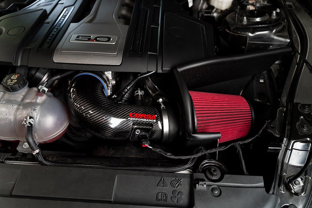 Corsa Performance 44006D - 44006D Corsa Performance Drytech 3D Open Element Air Intake Fits 18-23 Compatible with/Replacement for 6770 Mustang