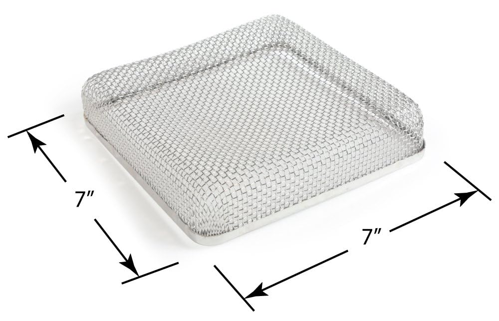 Flying Insect Camco 42151 Water Heater Screen - WH 400, 6.75" X 6.75" X 1.3", Gray