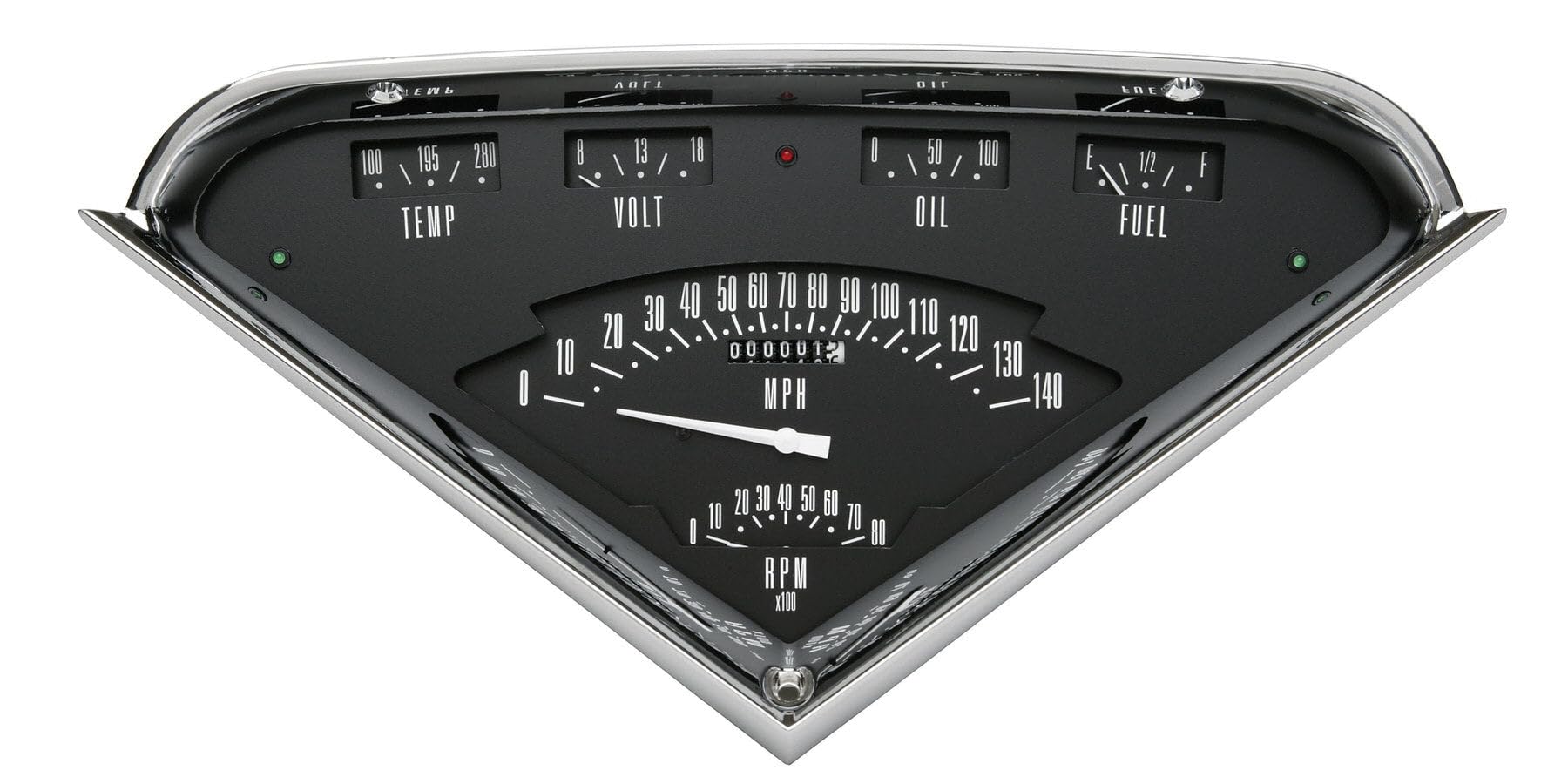 Hot Rod Classic Instruments TF01B Black Tach Force Package