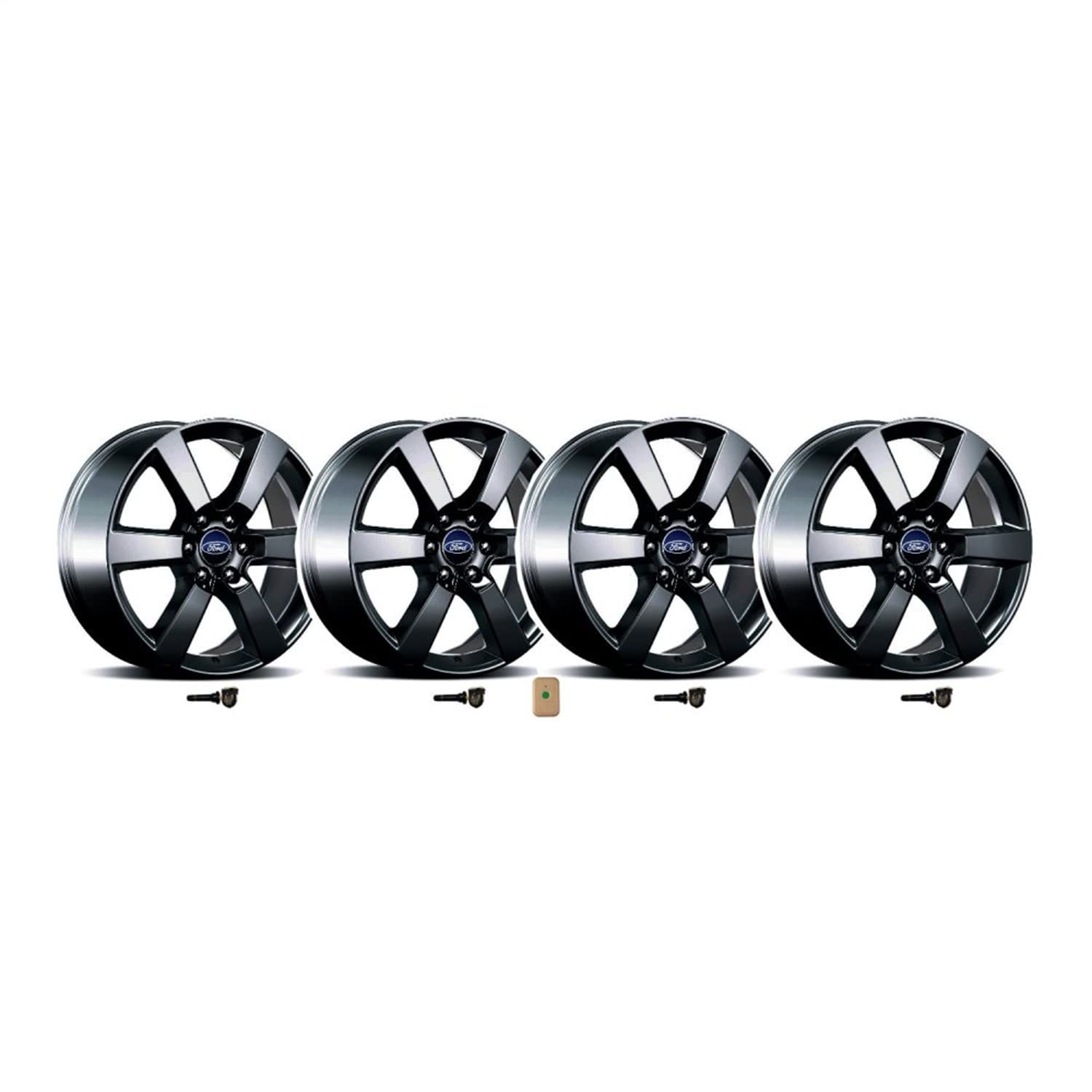 15-16 Ford Racing F-150 20in x 8.5in Wheel Set with TPMS Kit - Matte Black