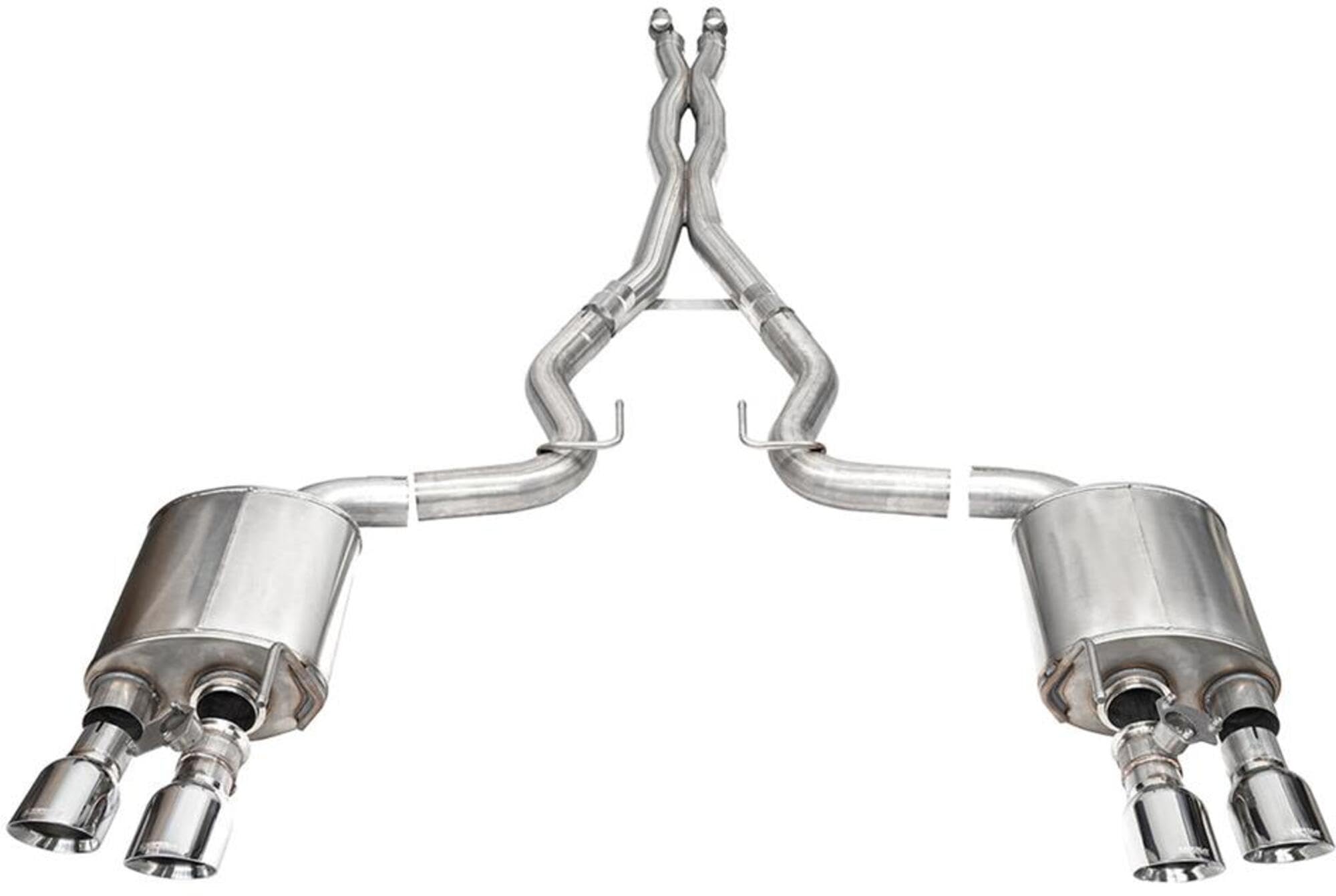 3.0 in Valved Cat-Back Xtreme / 4.5 in Slash Tips | 2024 Mustang Dark Horse Coupe (21265)