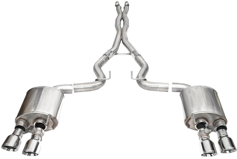 3.0 in Valved Cat-Back Xtreme / 4.5 in Slash Tips | 2024 Mustang Dark Horse Coupe (21265)