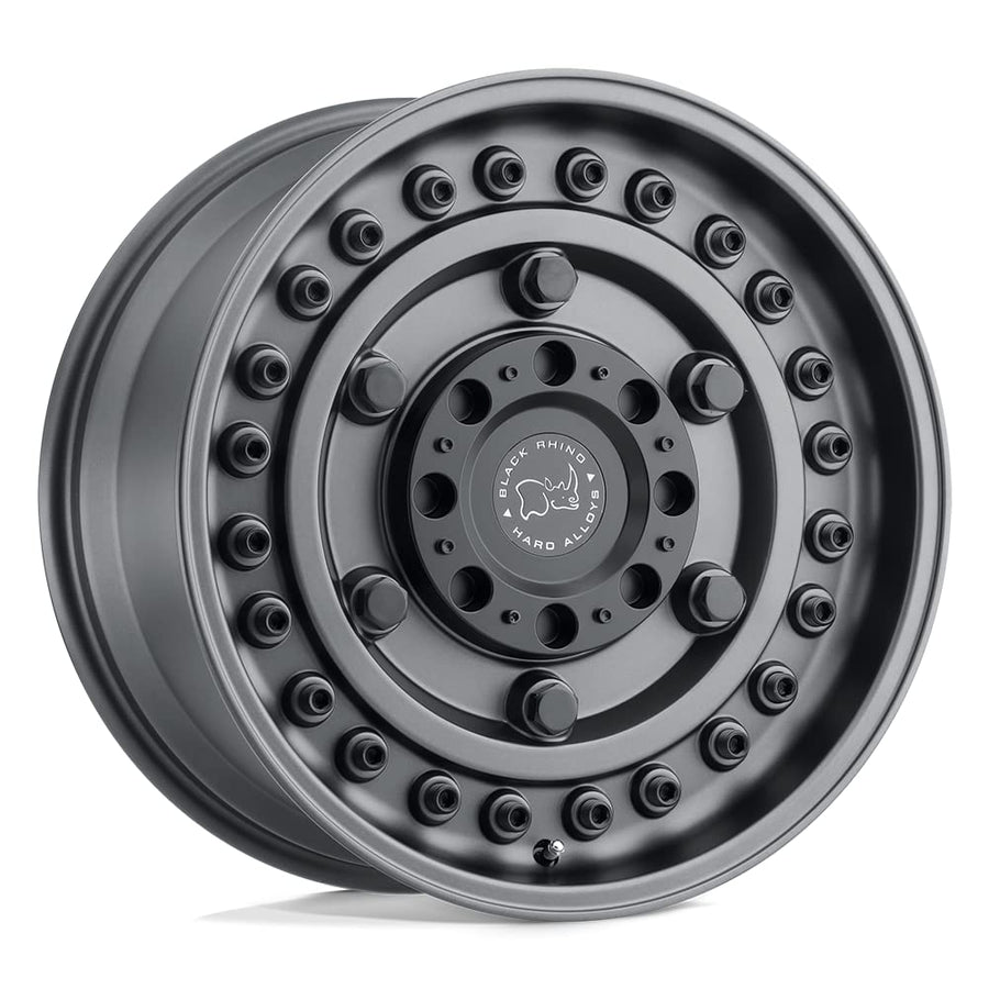 ARMORY Black Rhino Hard Alloys 16X8, 6X5.5, 4.11, -10mm GUN BLACK - 1680ARY-06140G12