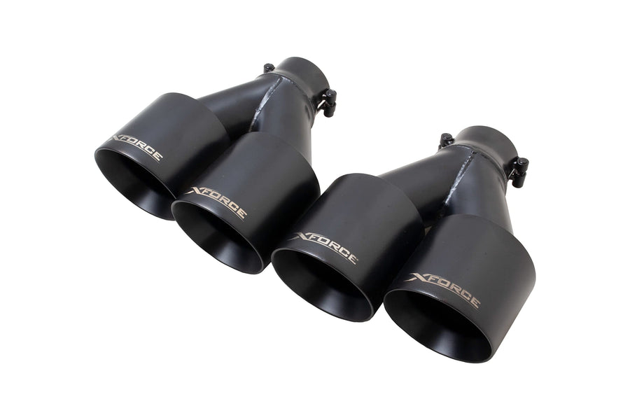 Subaru WRX 2011- Sedan XFORCE ESSW27BLKTP Black Exhaust Tip Option (for XFORCE system only will NOT fit OEM)