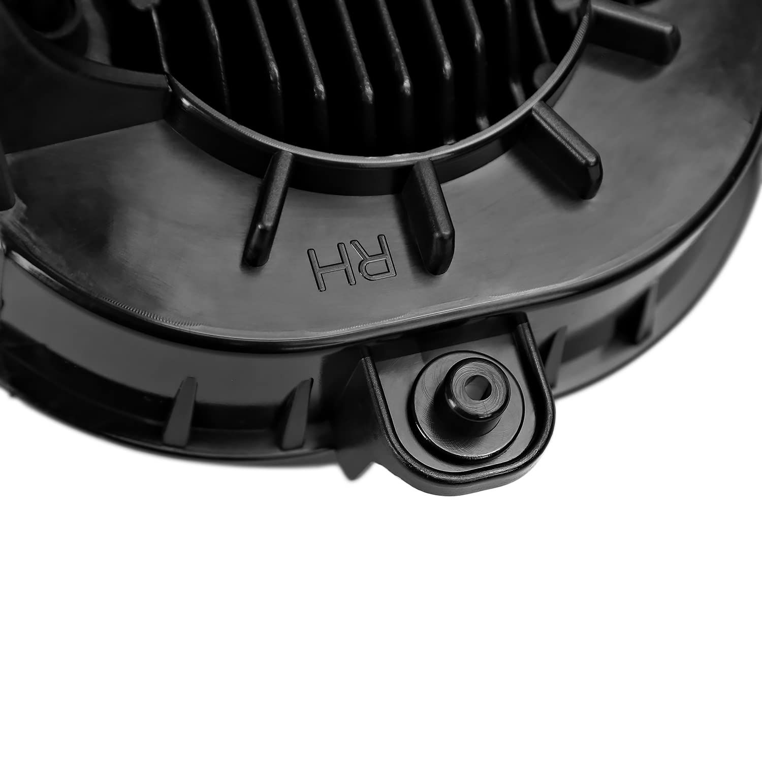 Glossy Black Housing Spec-D Tuning Clear Lens LED Fog Lights Compatible with 2002-2008 Dodge Ram 1500 2500 3500, Left + Right Pair Assembly