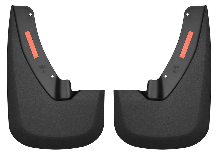 Husky Liners Mud Guards Custom | Fits 2009-2024 Dodge Ram 1500 (19-24 Classic Body) 2010-2018 Dodge Ram 2500/3500, w/OEM Fender Flares | Front, 2-pc Black - 58181