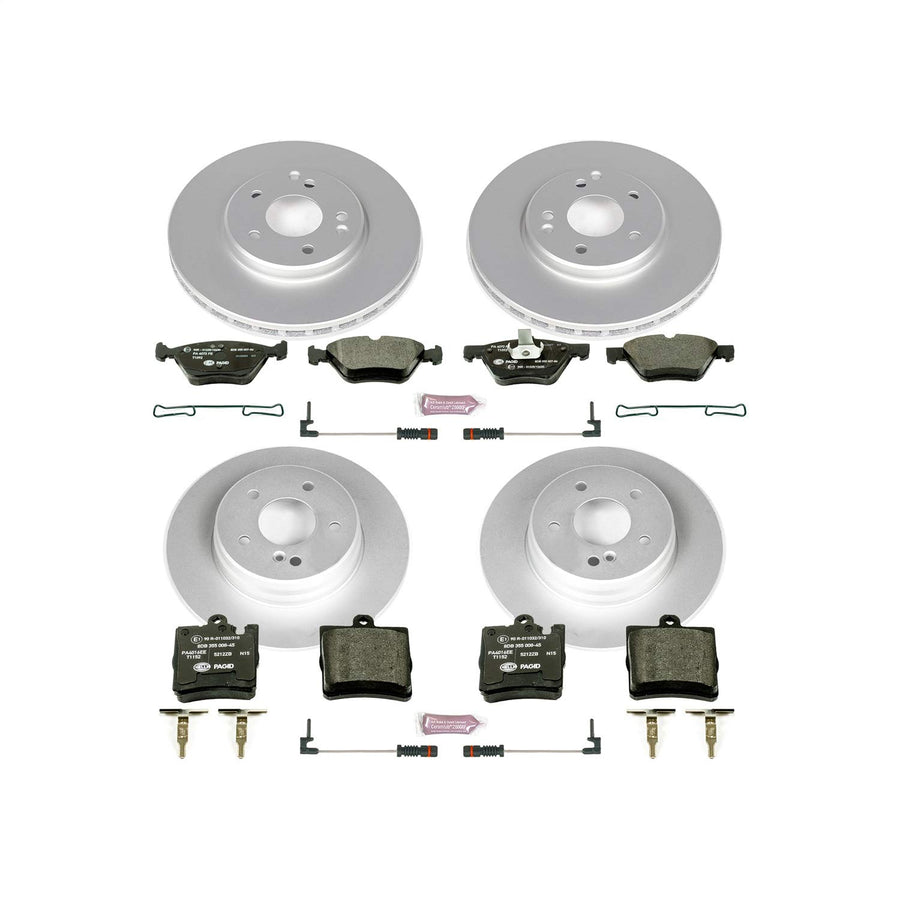 Power Stop ESK2786 Euro-Stop Brake Kit Front & Rear For Mercedes CLK320, Mercedes CLK430, Mercedes E300, Mercedes E320, Mercedes E, Mercedes E430 [Model Specific]