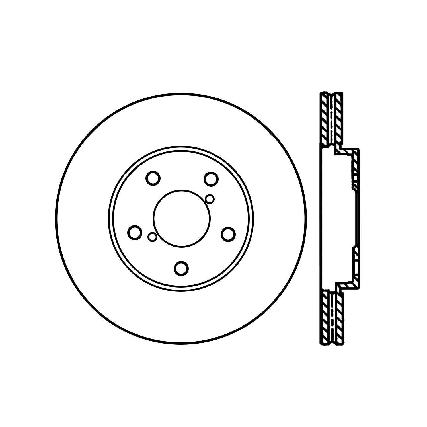 Premium Centric Parts 120.44140 Brake Rotor