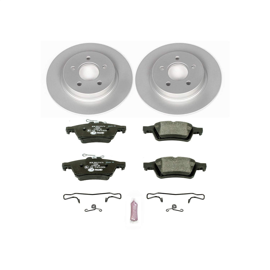 Power Stop Rear ESK4613 Euro-Stop Brake Kit For Volvo C30 2008-2013, Volvo C70 2006-2013, Volvo S40 2004-2011, Volvo V50 2006-2011 [Model Specific]