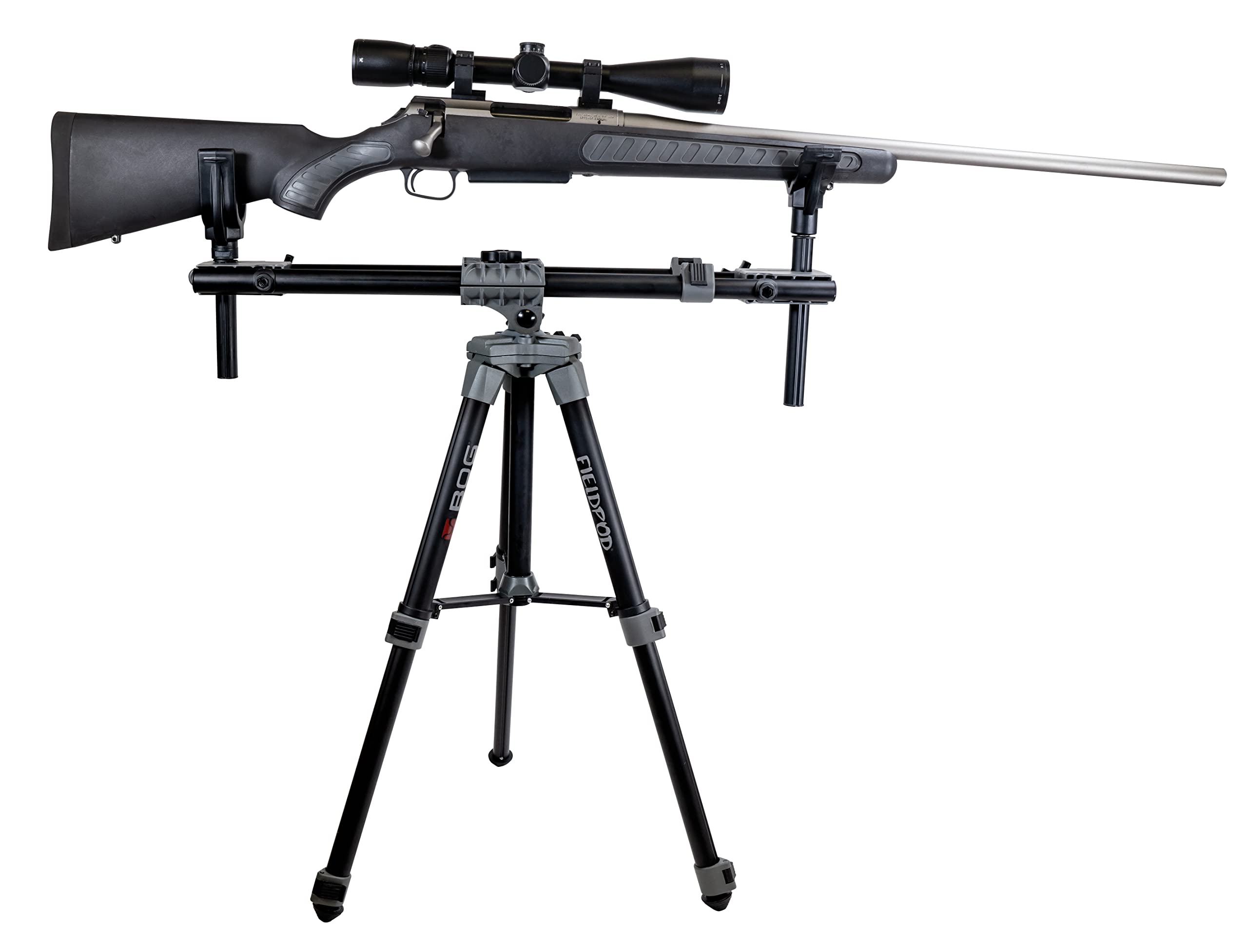 FieldPod BOG Hunting Rest with Maximum Shooting Stability, Durable Construction, Adjustable Legs, Non-Marring Hands-Free Gun Rest, Tilting Frame, and Tension Knobs for Hunting, Shooting, and Outdoors