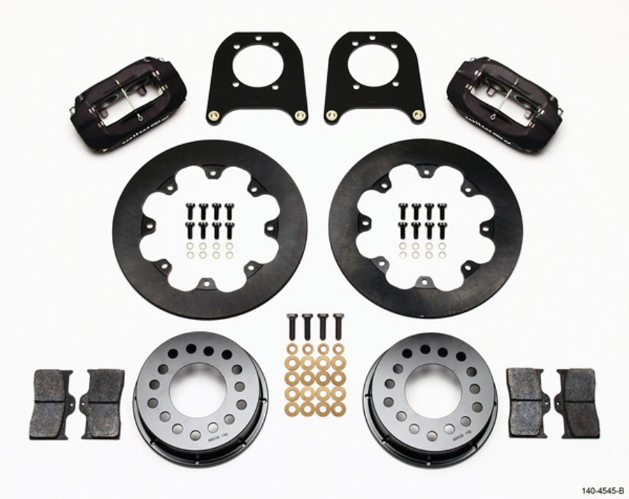Brake Kit Wilwood 140-4545-B for 12 Bolt Chevy with C-Clip Eliminator - Billet