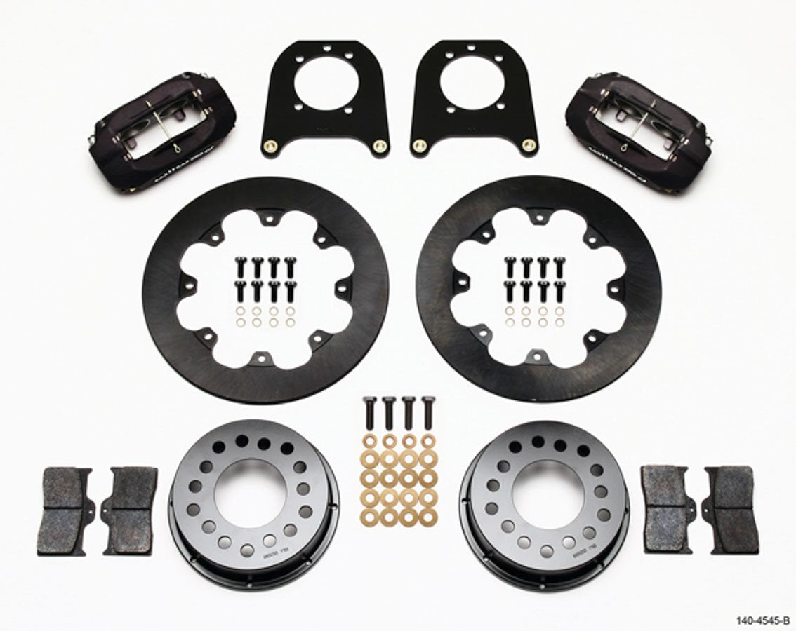 Brake Kit Wilwood 140-4545-B for 12 Bolt Chevy with C-Clip Eliminator - Billet