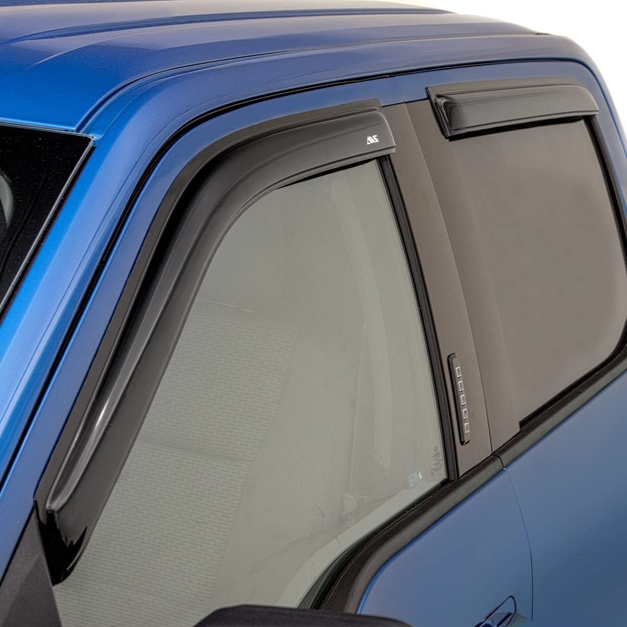 Auto Ventshade Outside Mount Rain Guards [AVS] for 2004 - 2009 Dodge Durango; 2007 - 2009 Chrysler Aspen | Window Vent Visors, 4 pcs. - Smoke | 94344
