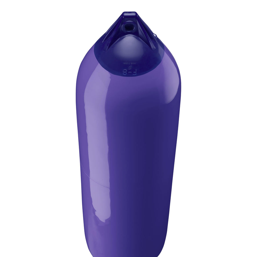 Polyform F-8 Standard Boat Fender F-Series - Blue Ropehold Purple