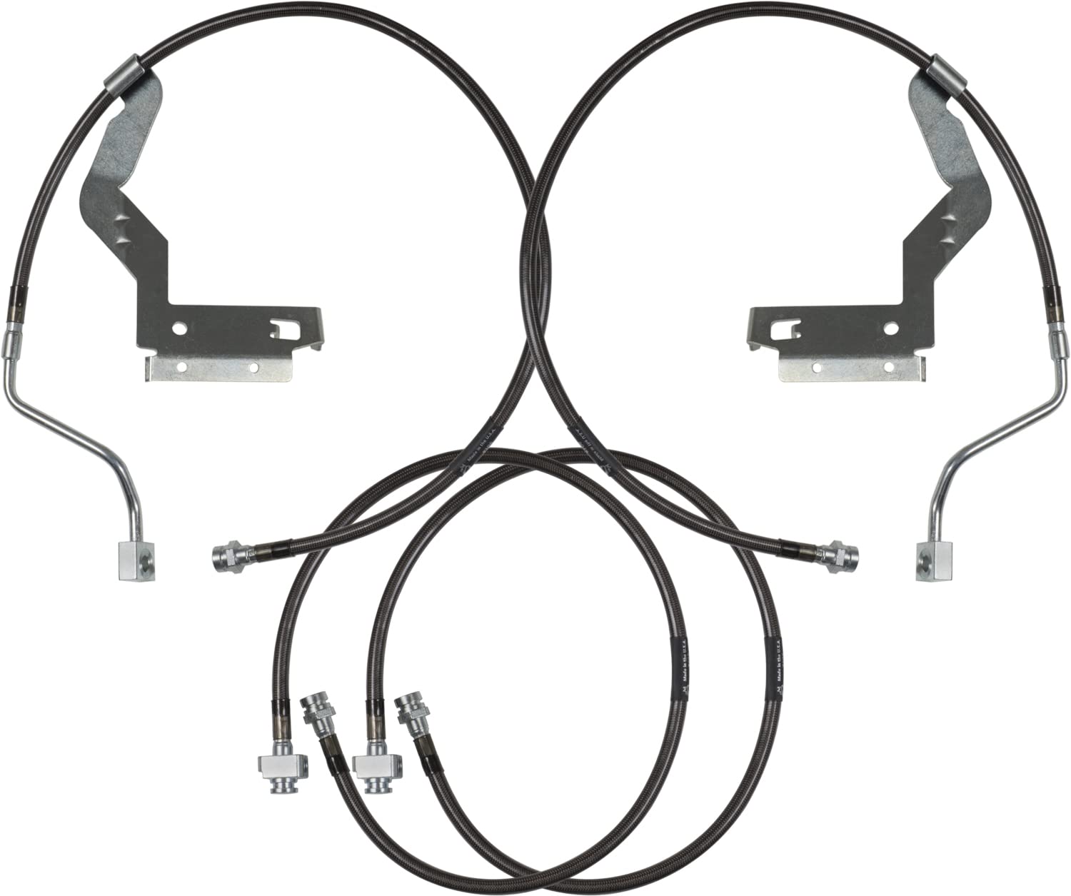 Braided Brake Lines, Carli Hardware, 4.5"