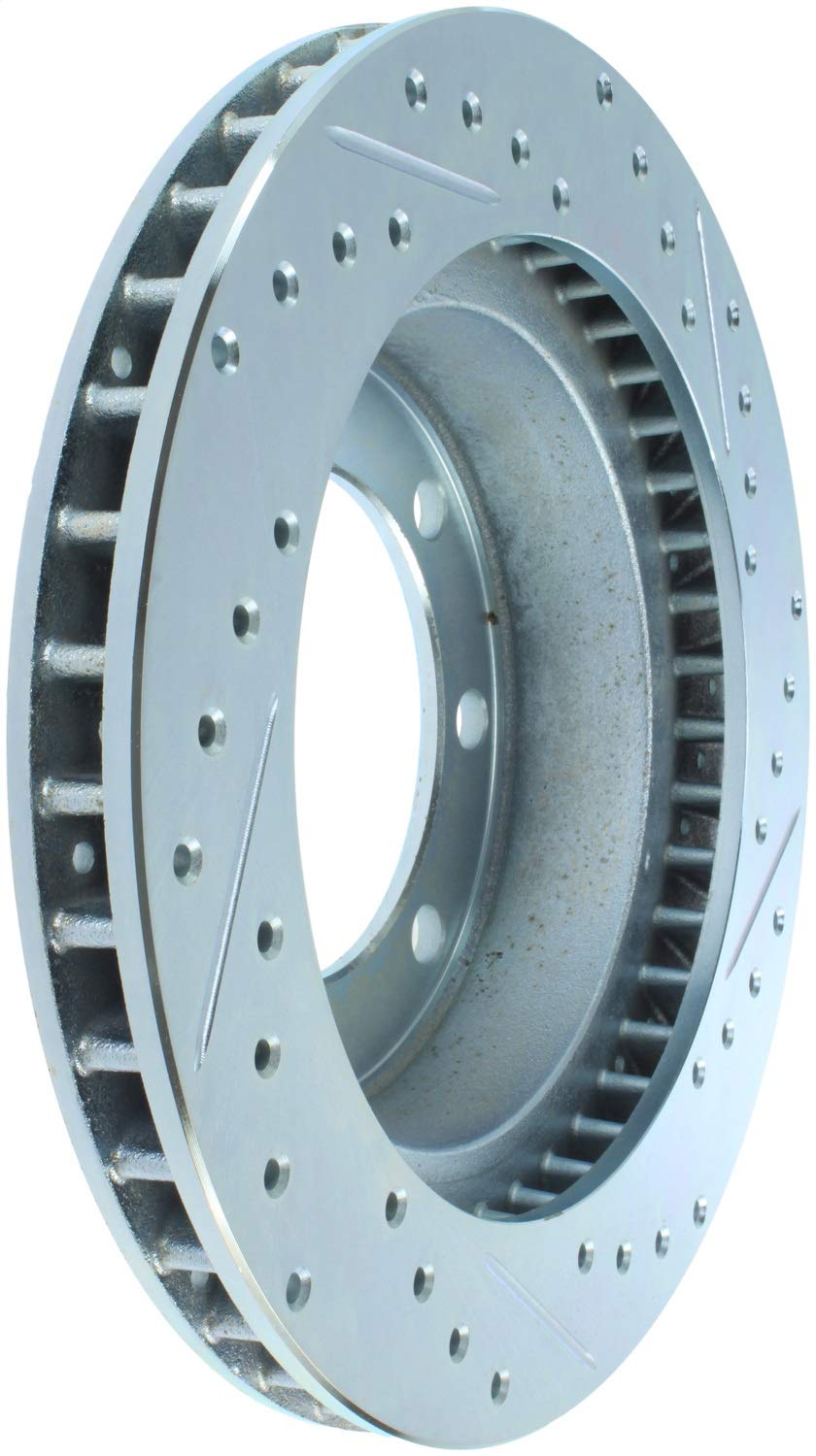 StopTech 227.65053R Front Right Select Sport Drilled and Slotted Brake Rotor